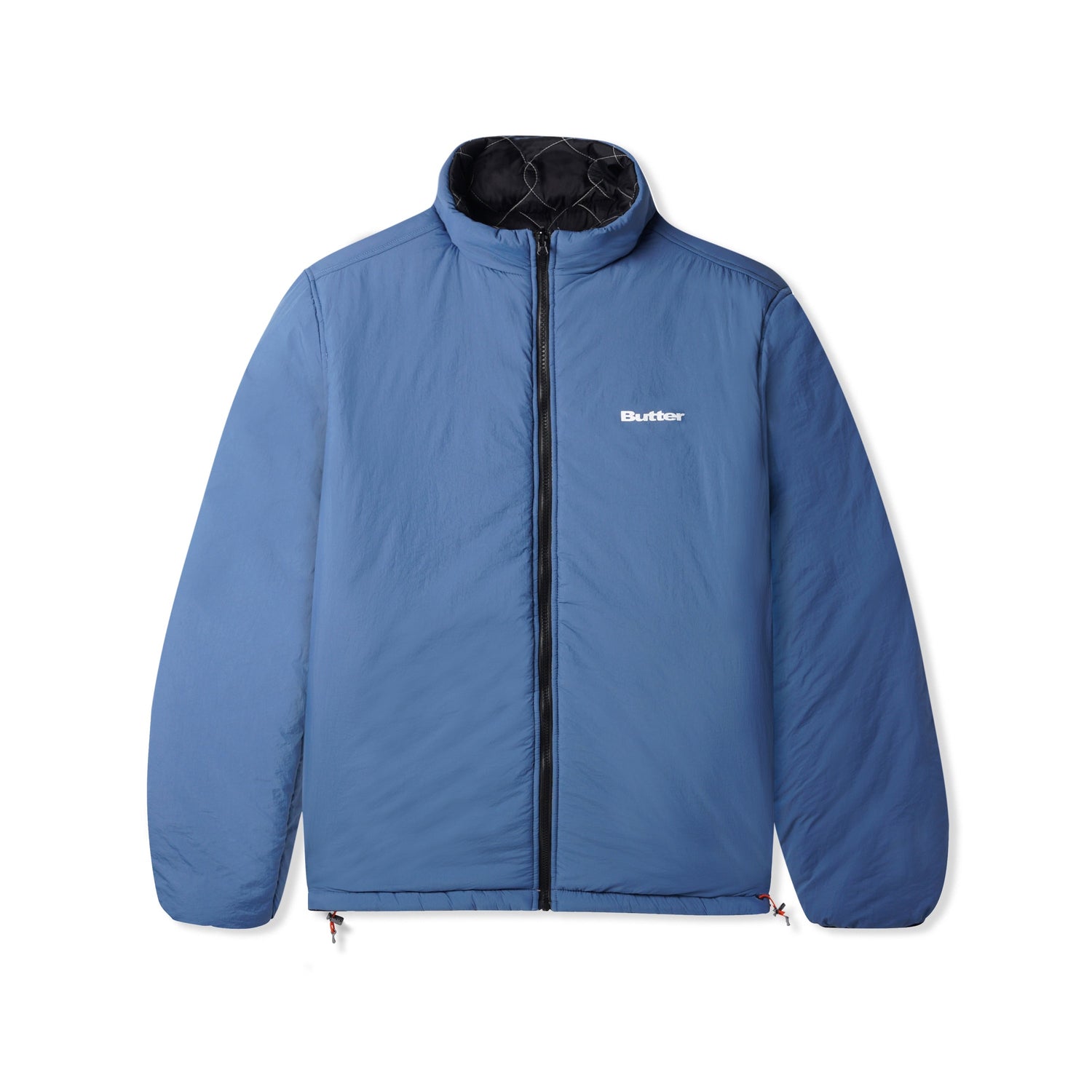 Chainlink Reversible Puffer Jacket, Black / Slate
