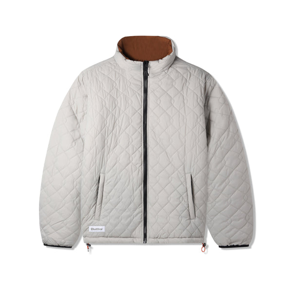 Chainlink Reversible Puffer Jacket, Stone / Brown – Butter Goods