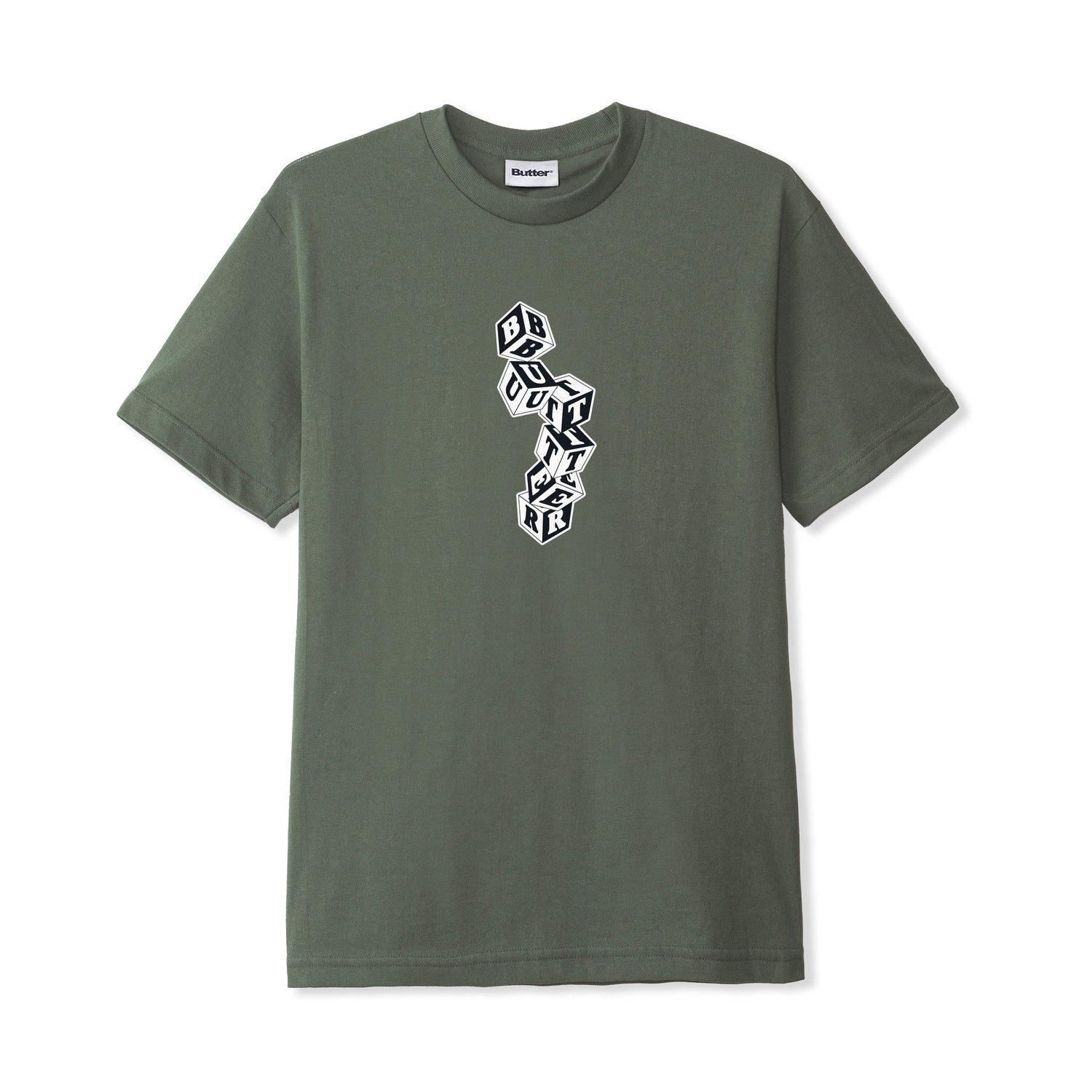 Cubes Tee, Army