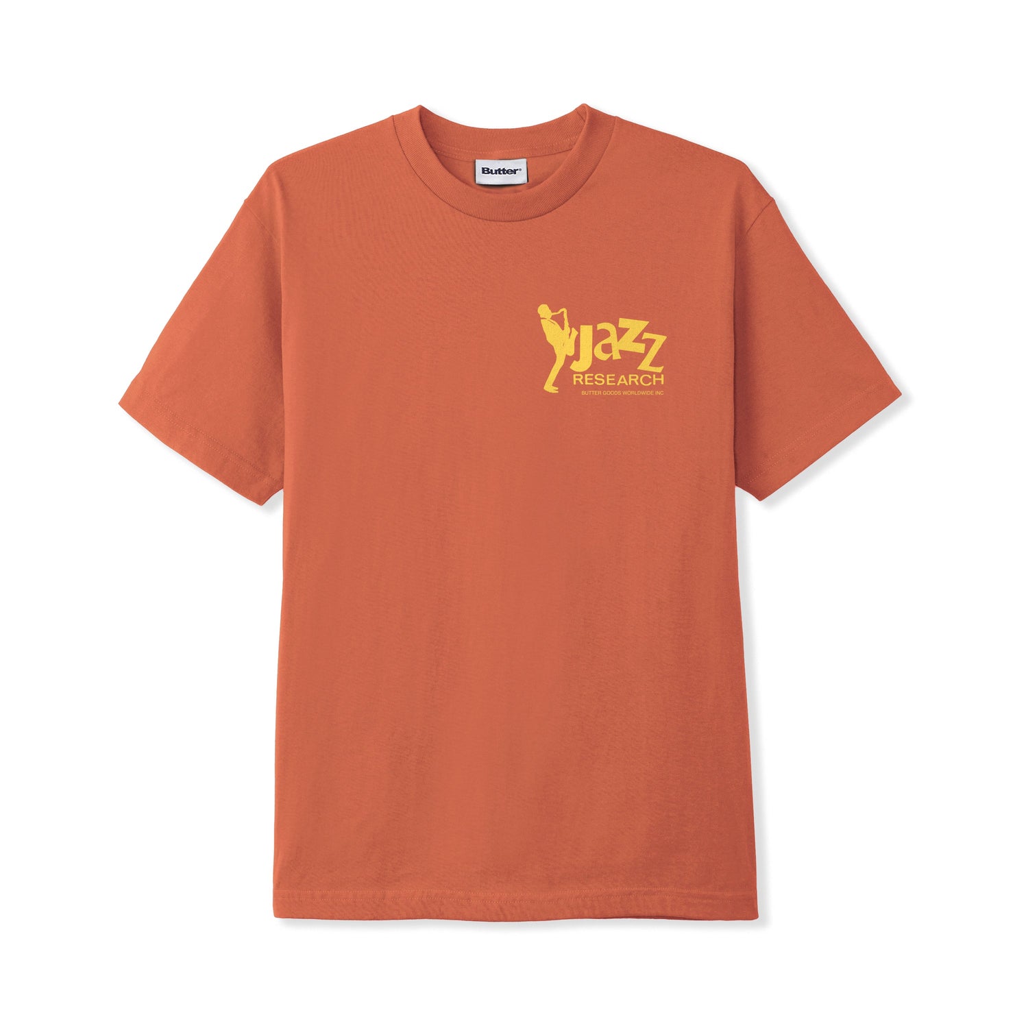 Jazz Research Tee, Ochre