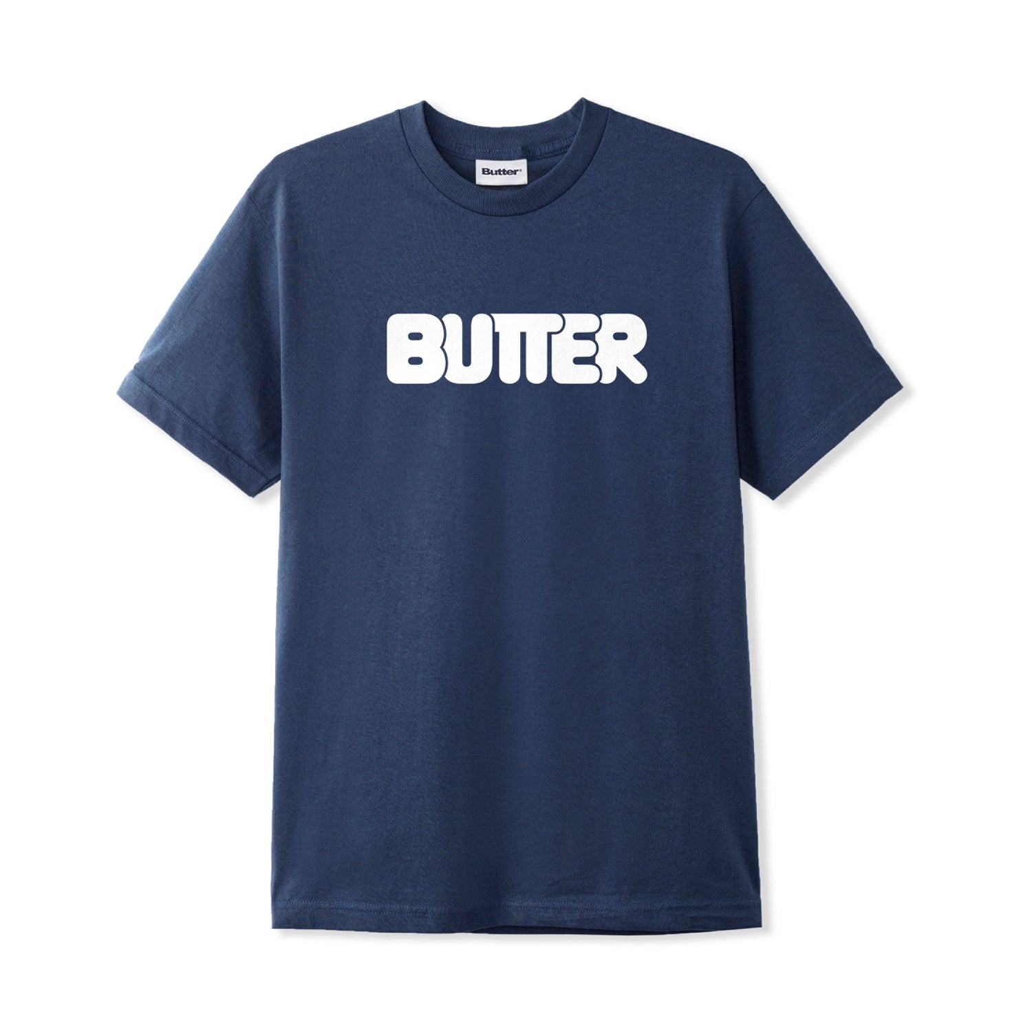 Rounded Logo Tee, Denim