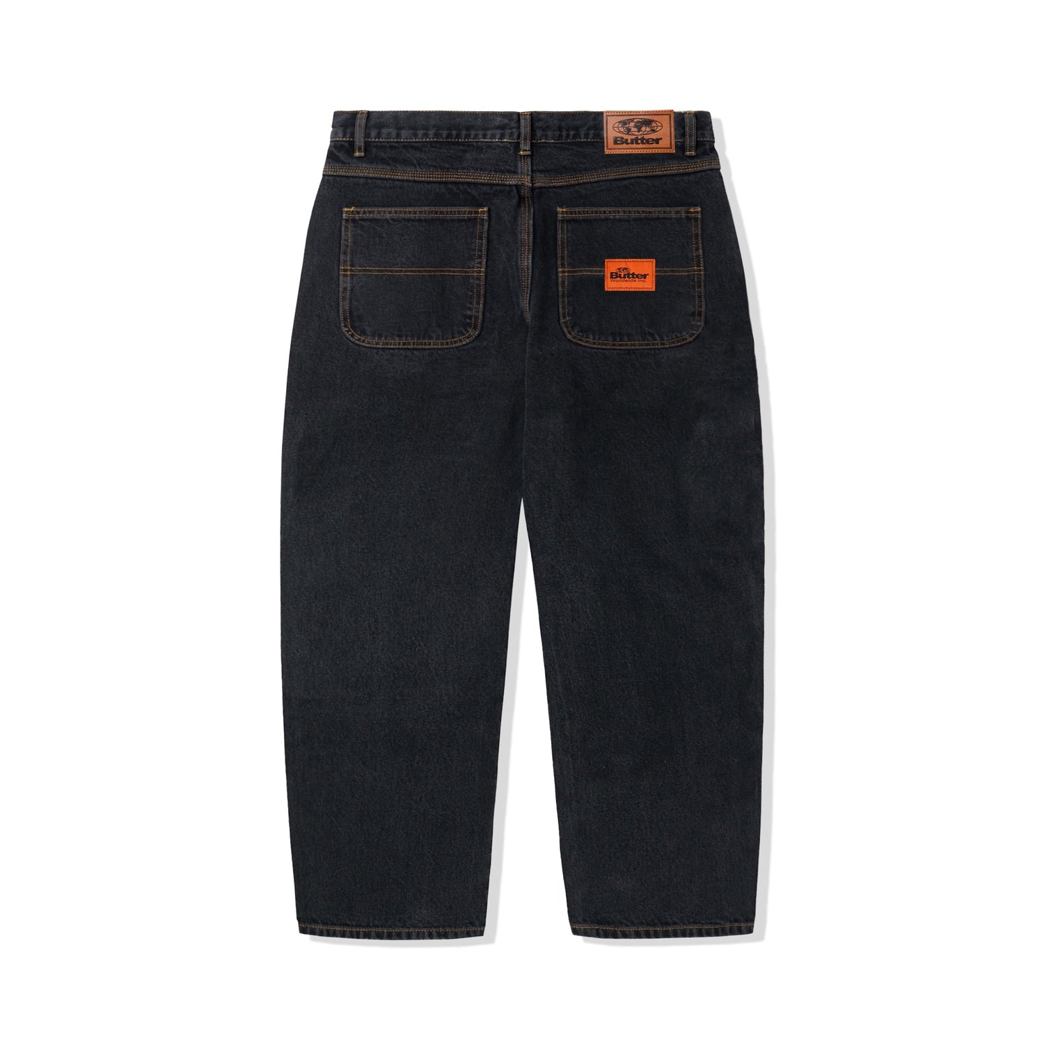Santosuosso Denim Jeans, Washed Black