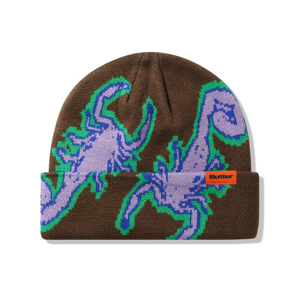 Scorpion Cuff Beanie, Brown Butter Goods
