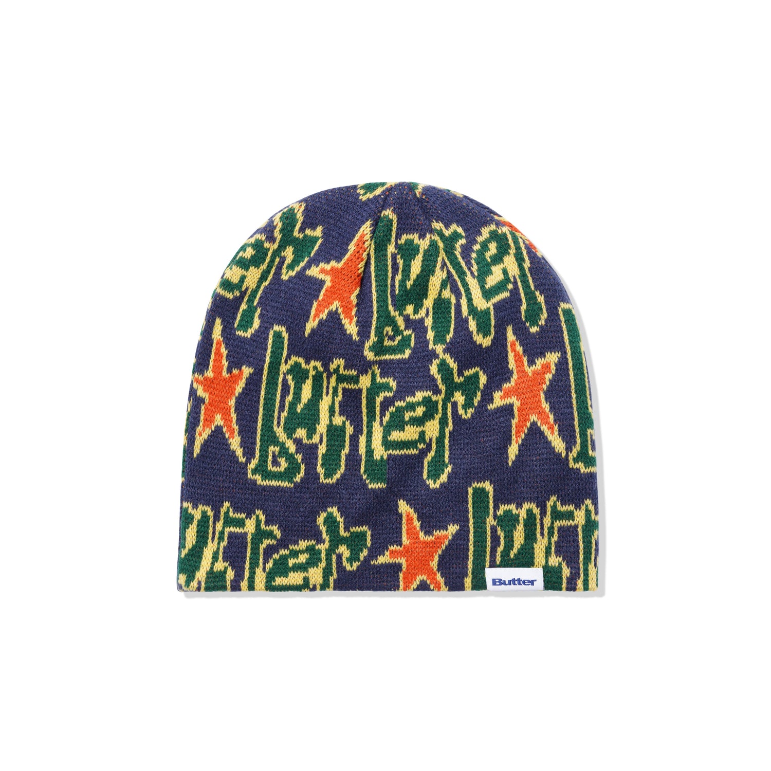 Star Skull Beanie, Navy