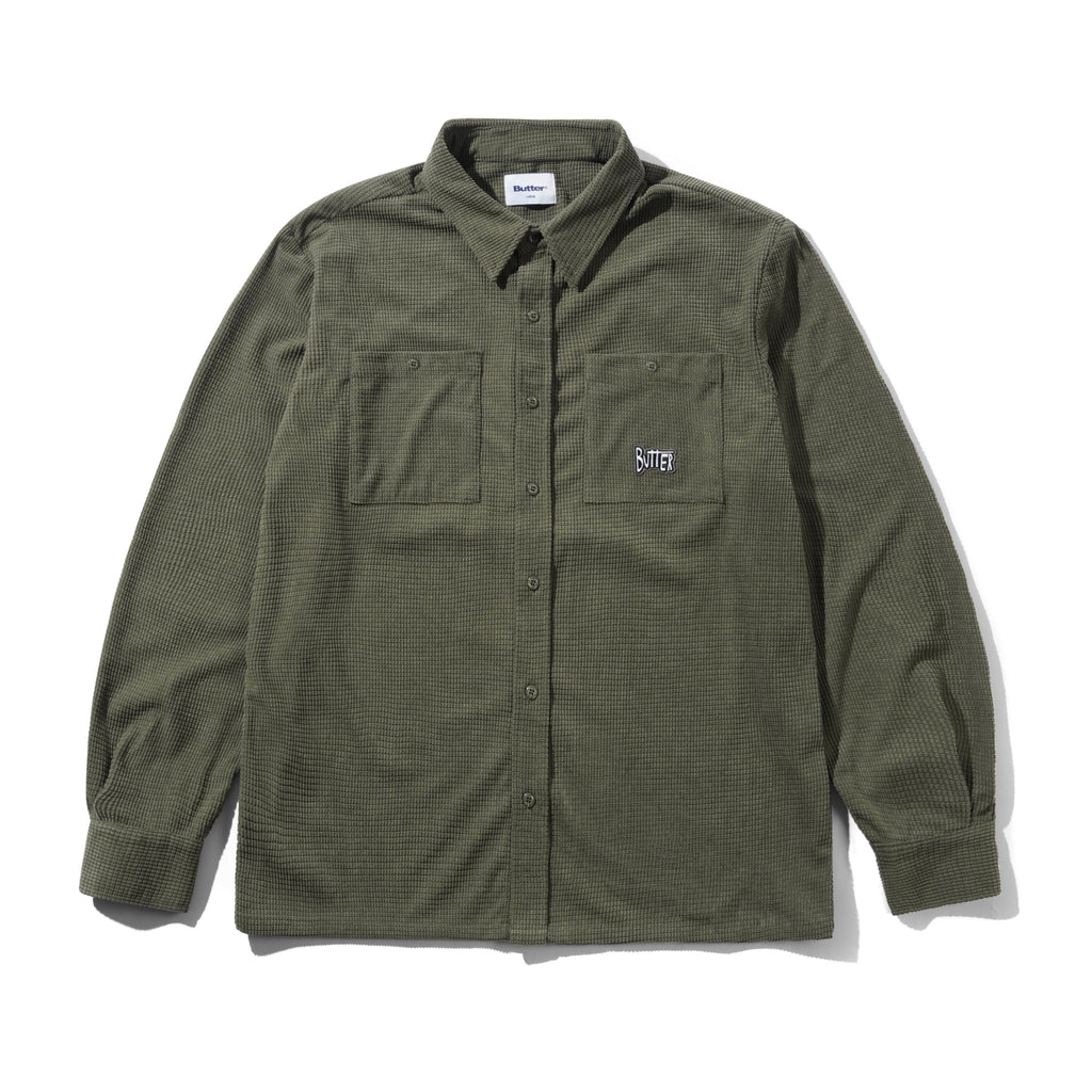 Grid Cord Overshirt