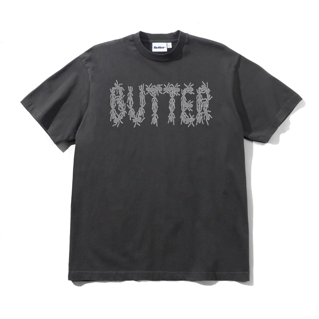 Ants Tee Washed Black