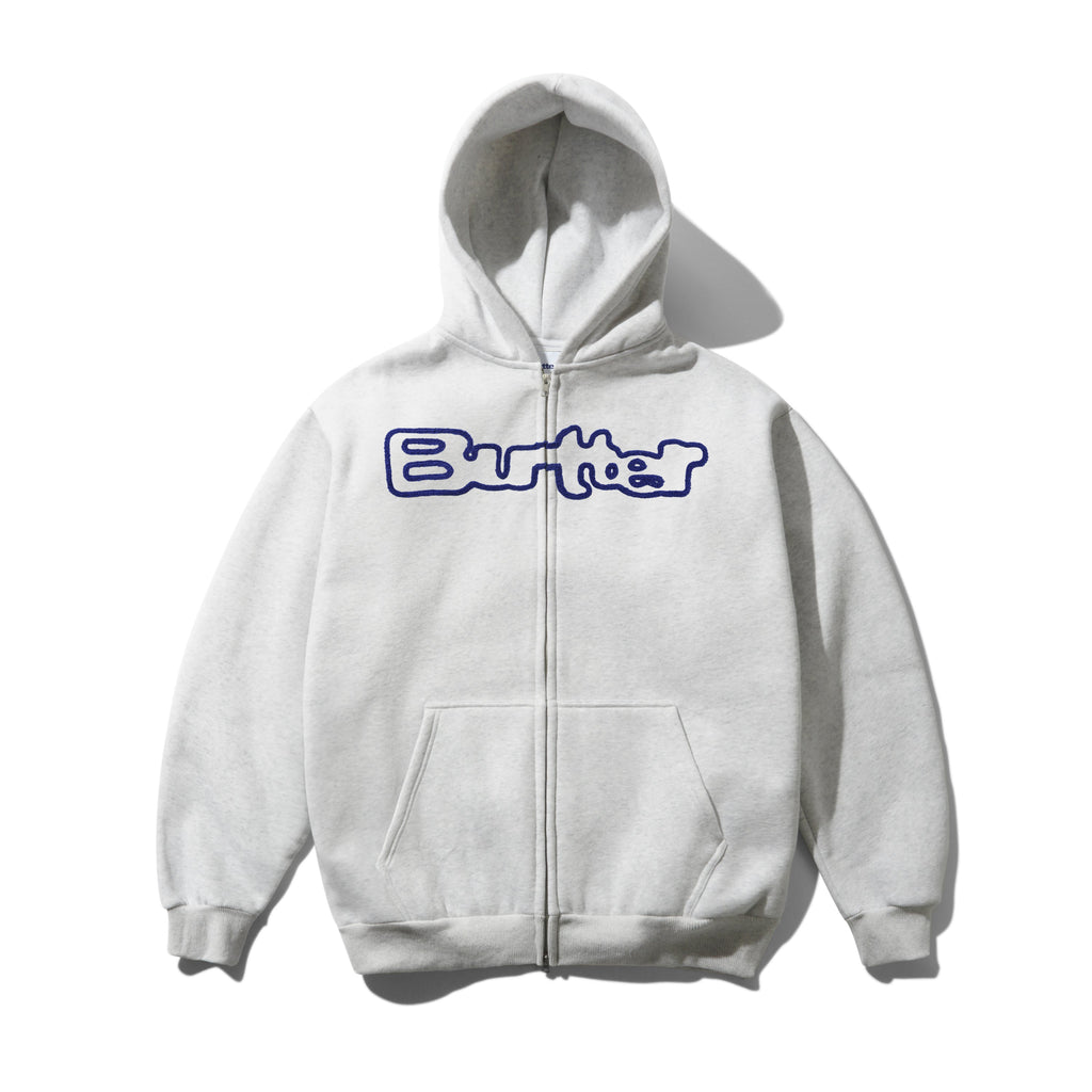 Glow Zip Thru Hood Ash