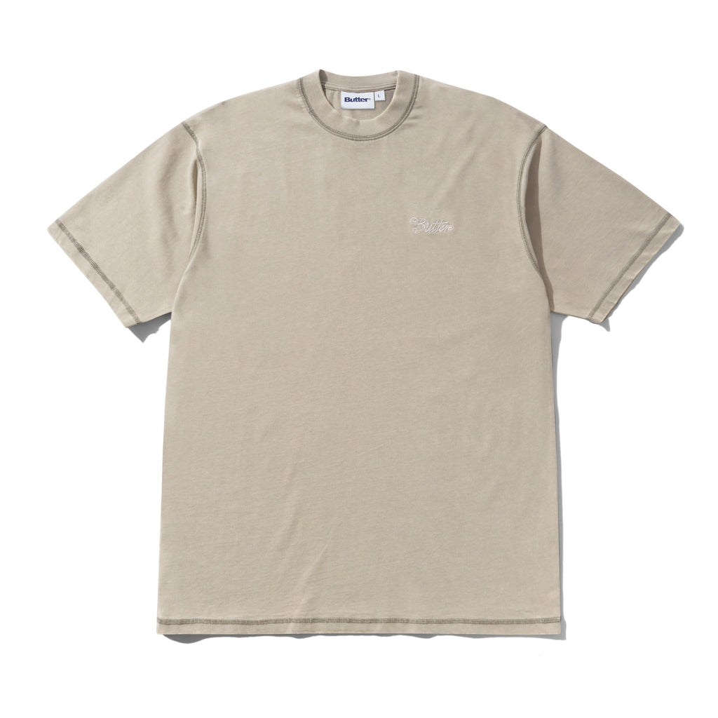 Jive Overlock Stitch Tee Distressed Cove