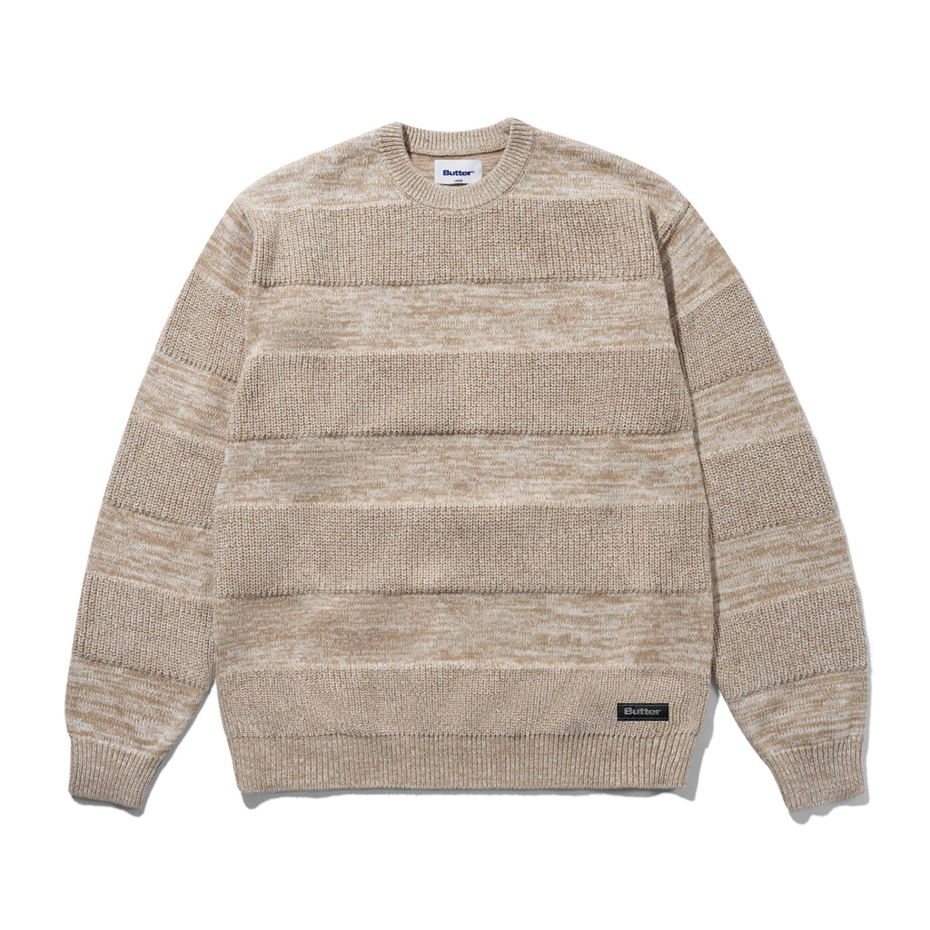 Stripe Knit Sweater Oat Marle