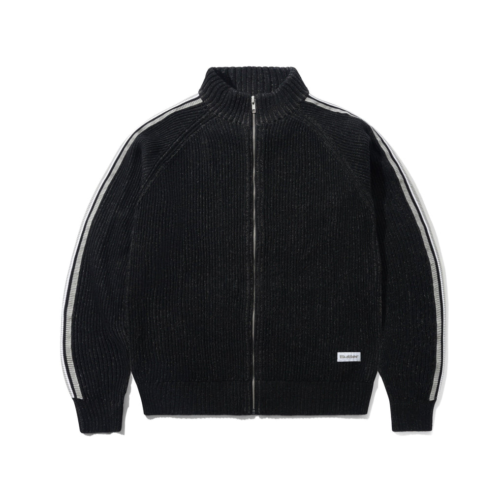 Club Zip-Thru Knit Black
