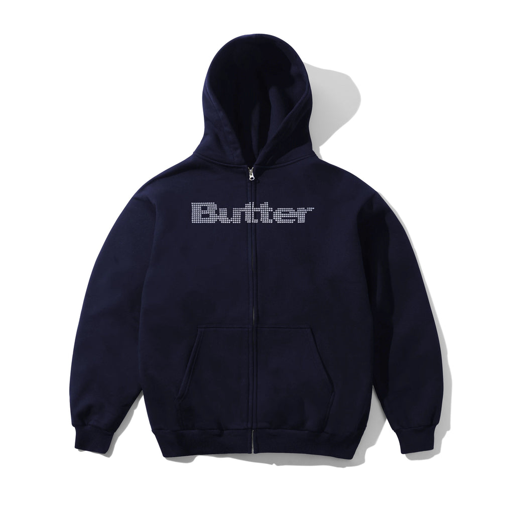 Stars Zip-Thru Hood Navy