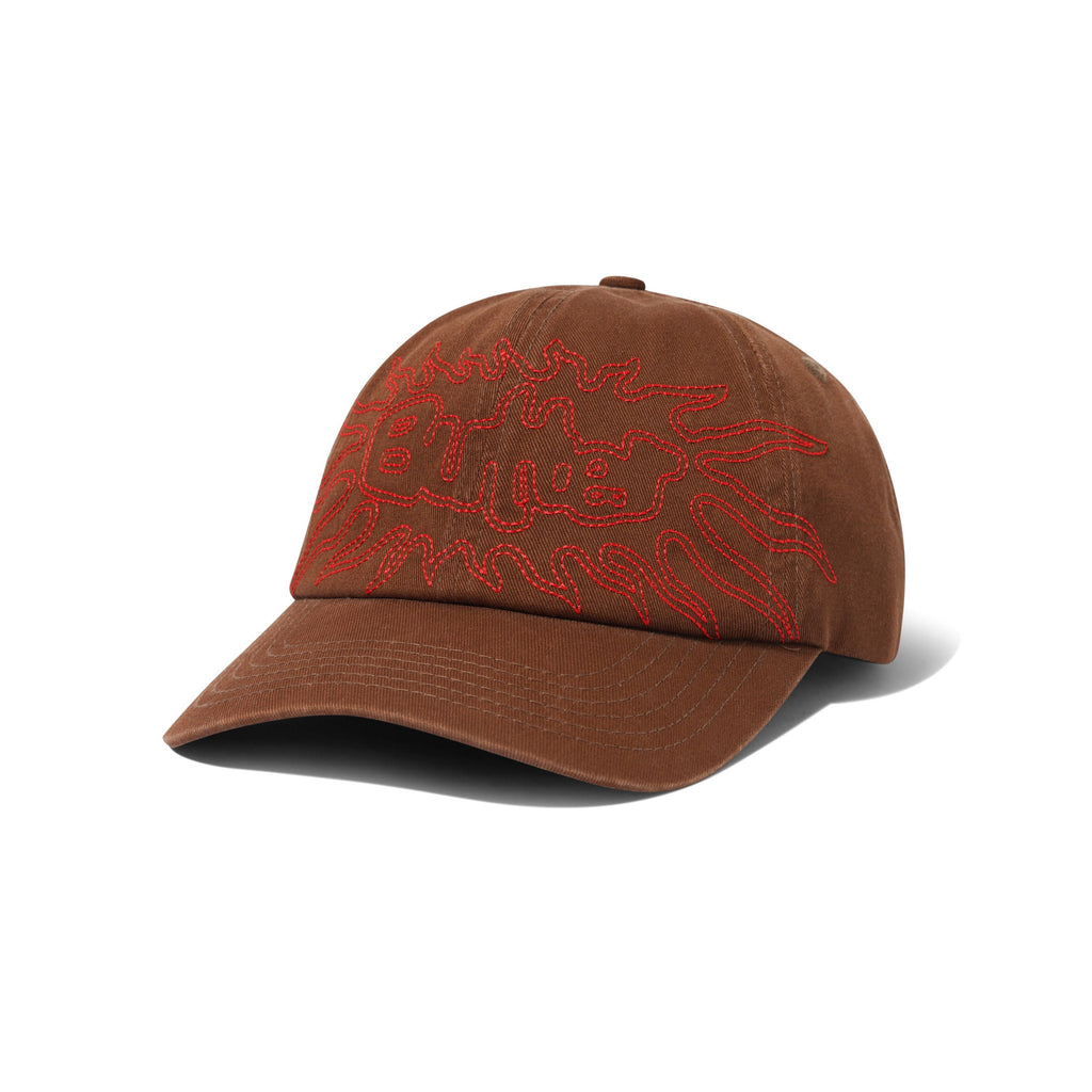 Solar 6 Panel Cap Washed Brown