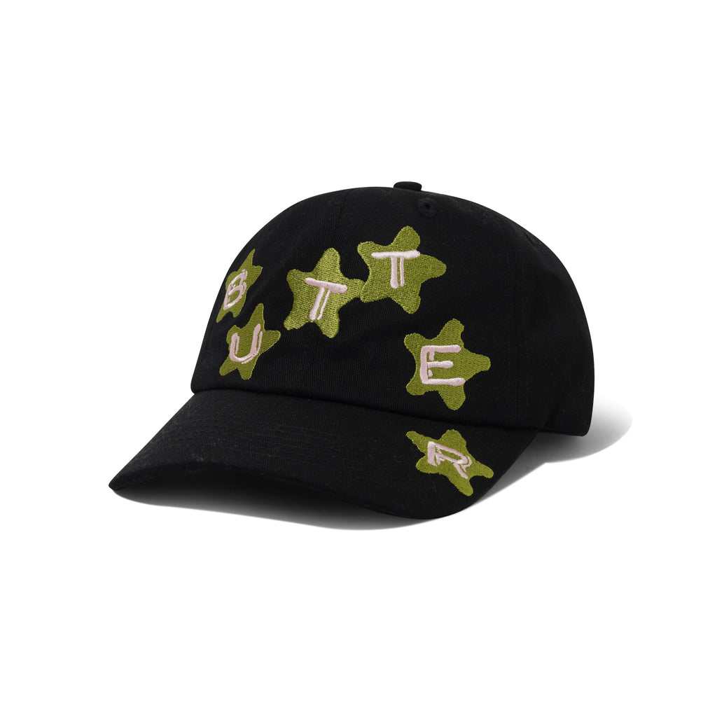 Stars 6 Panel Black