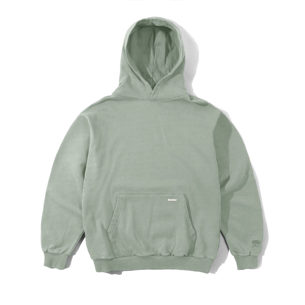 Basic Pullover Hood Washed Dull Mint