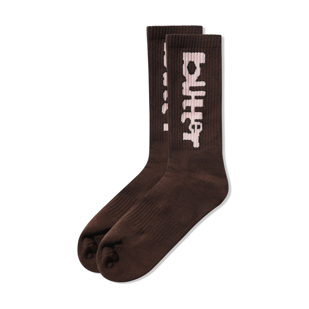 Warped Socks Brown