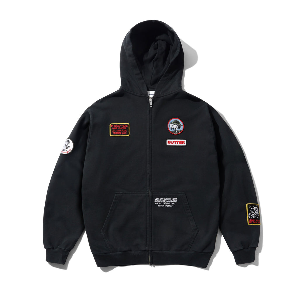 Patches Zip-Thru Hood