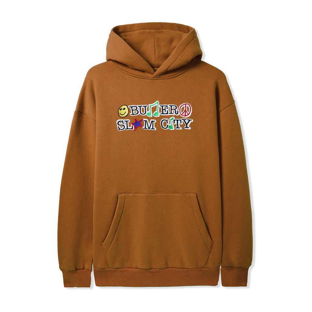 Sketch Embroidered Pullover Hood