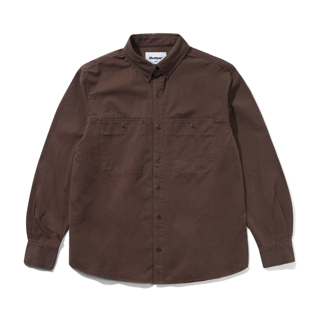 Abseil L / S Shirt Washed Bark