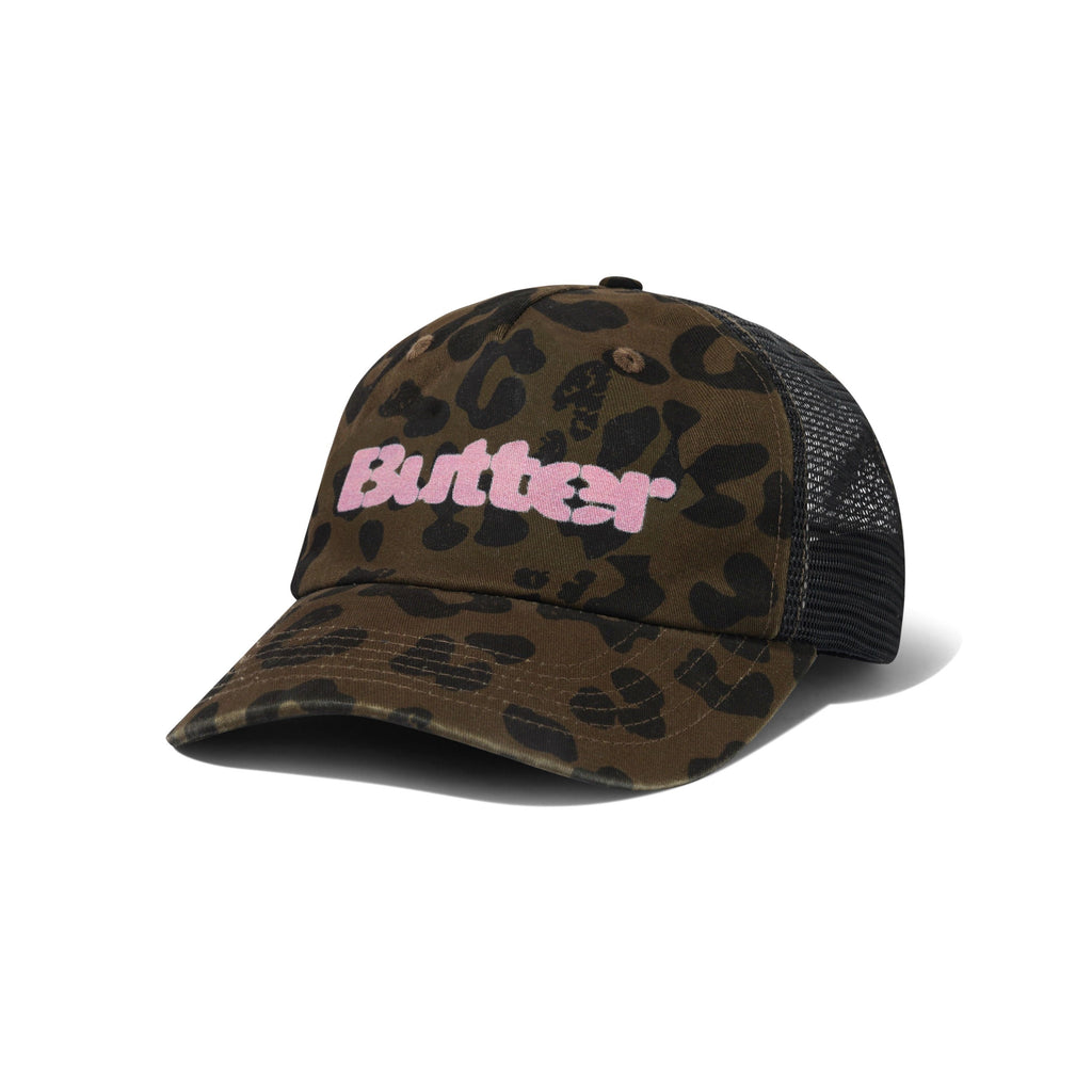 Stencil Trucker Cap Leopard