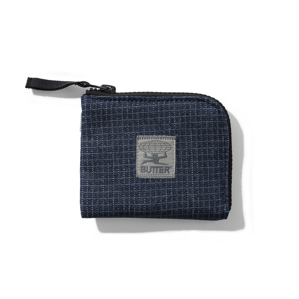 Zip Wallet Denim
