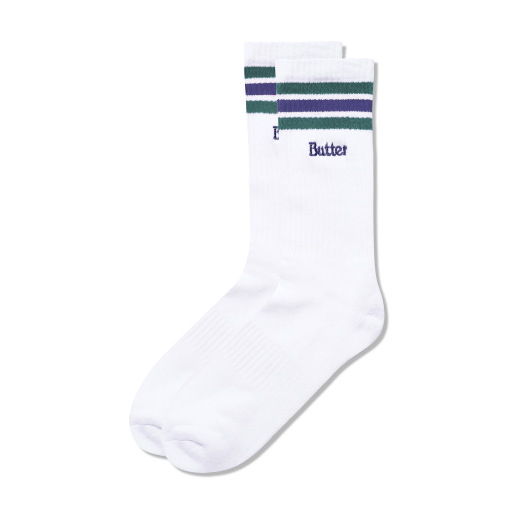 Stripe Socks White