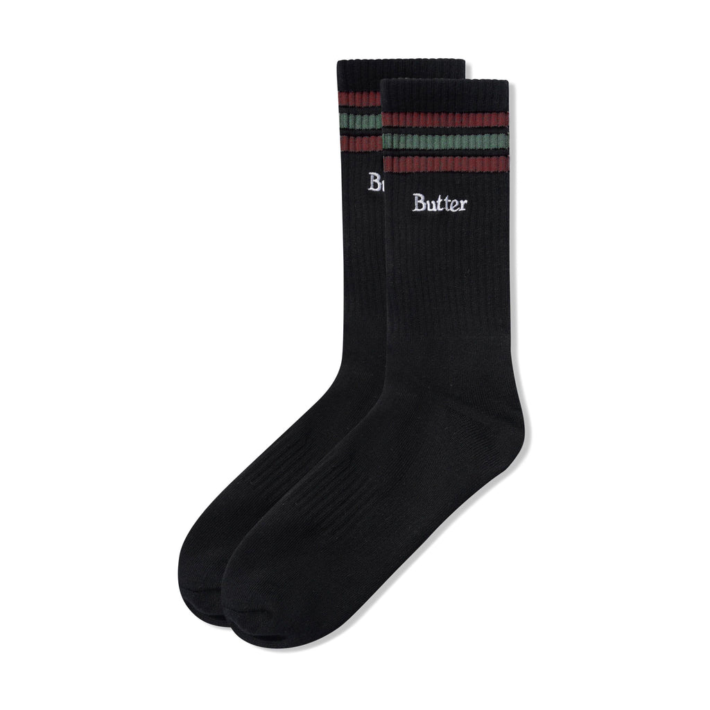Stripe Socks Black