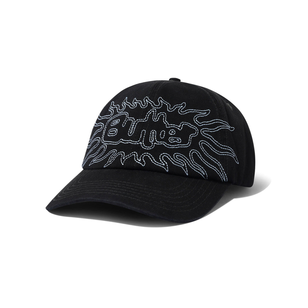 Solar 6 Panel Cap Washed Black