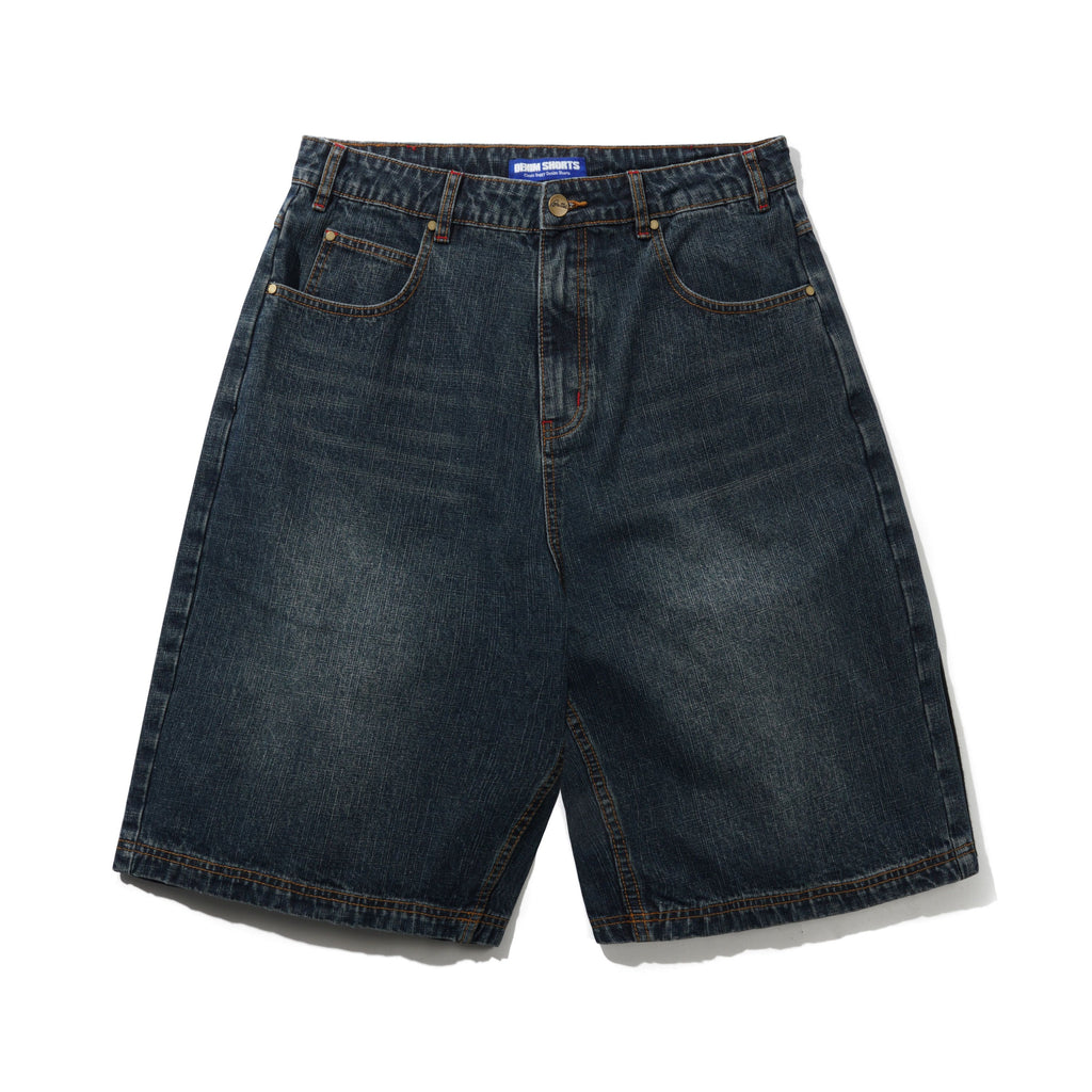 Blotch Denim Shorts