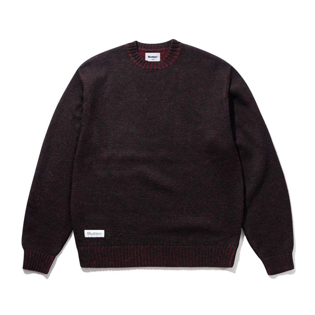 Textured Knit Sweater Black