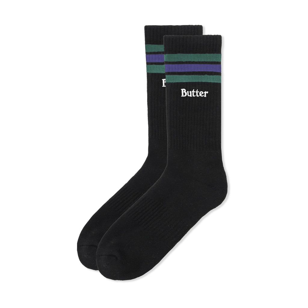 Stripe Socks Black