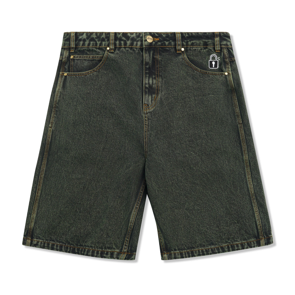 Lock Denim Shorts