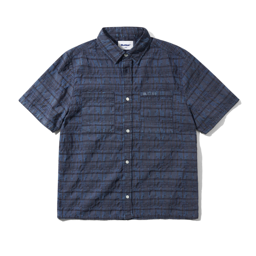 Spring S_S Shirt Overdye Navy