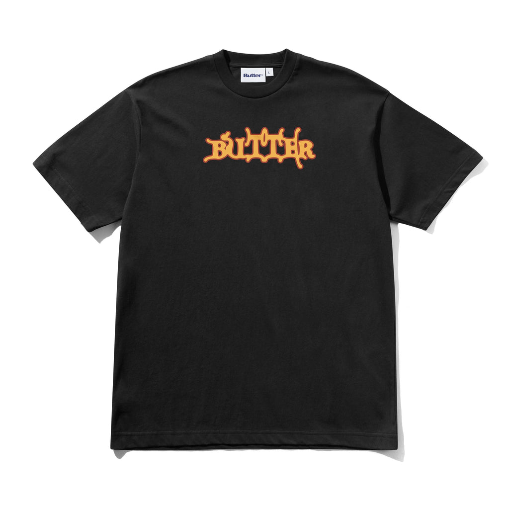 Serif Tee Black