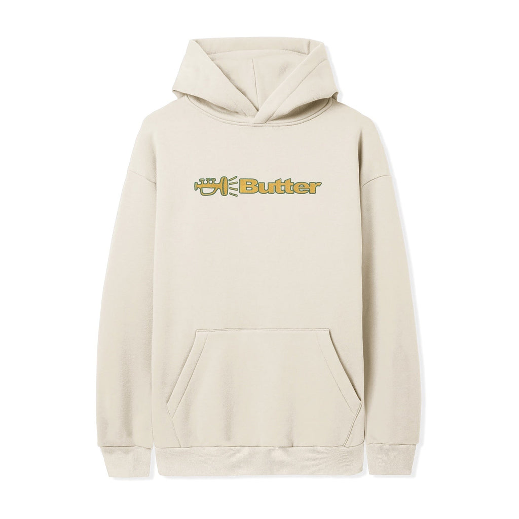 Horn Embroidered Logo Pullover Hood