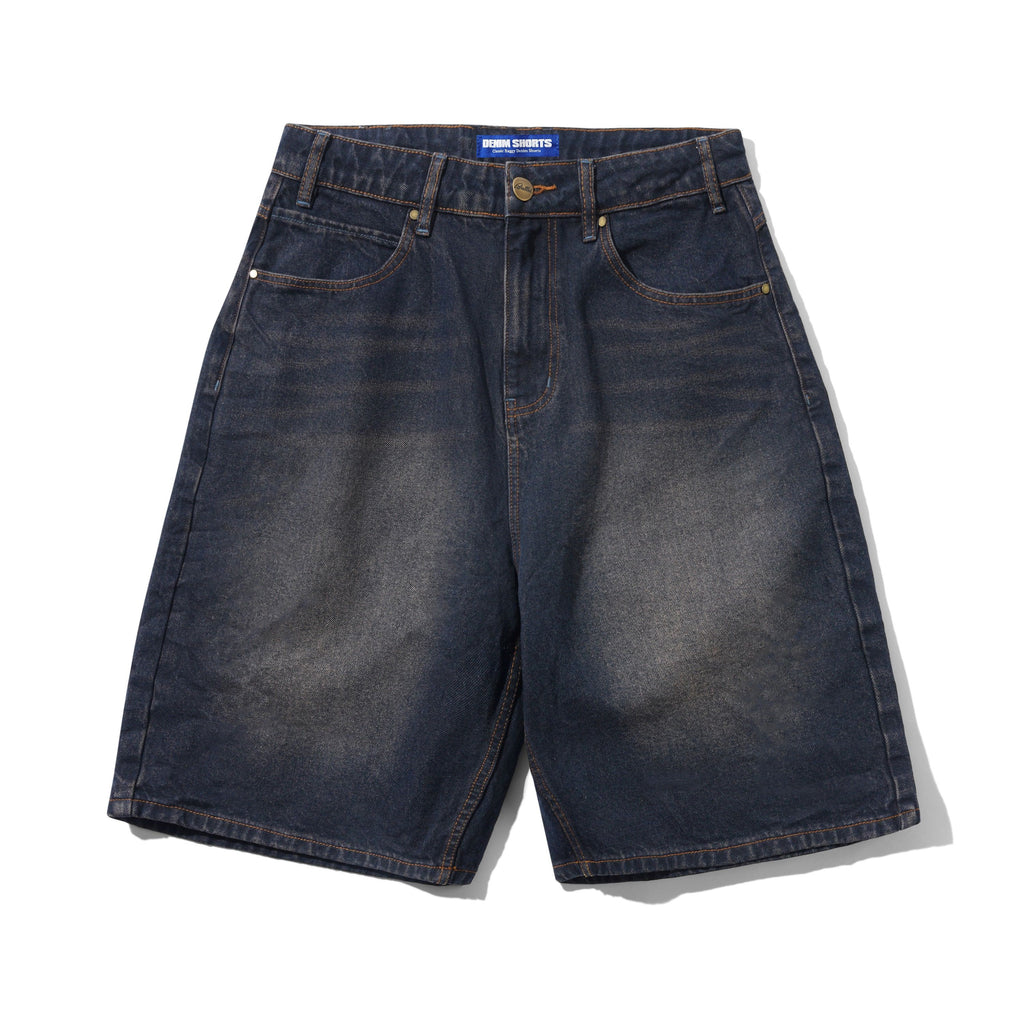 Solar Fade Denim Shorts Tinted Dark Indigo