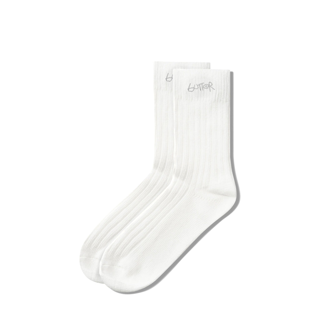 Mid-Cut Socks White