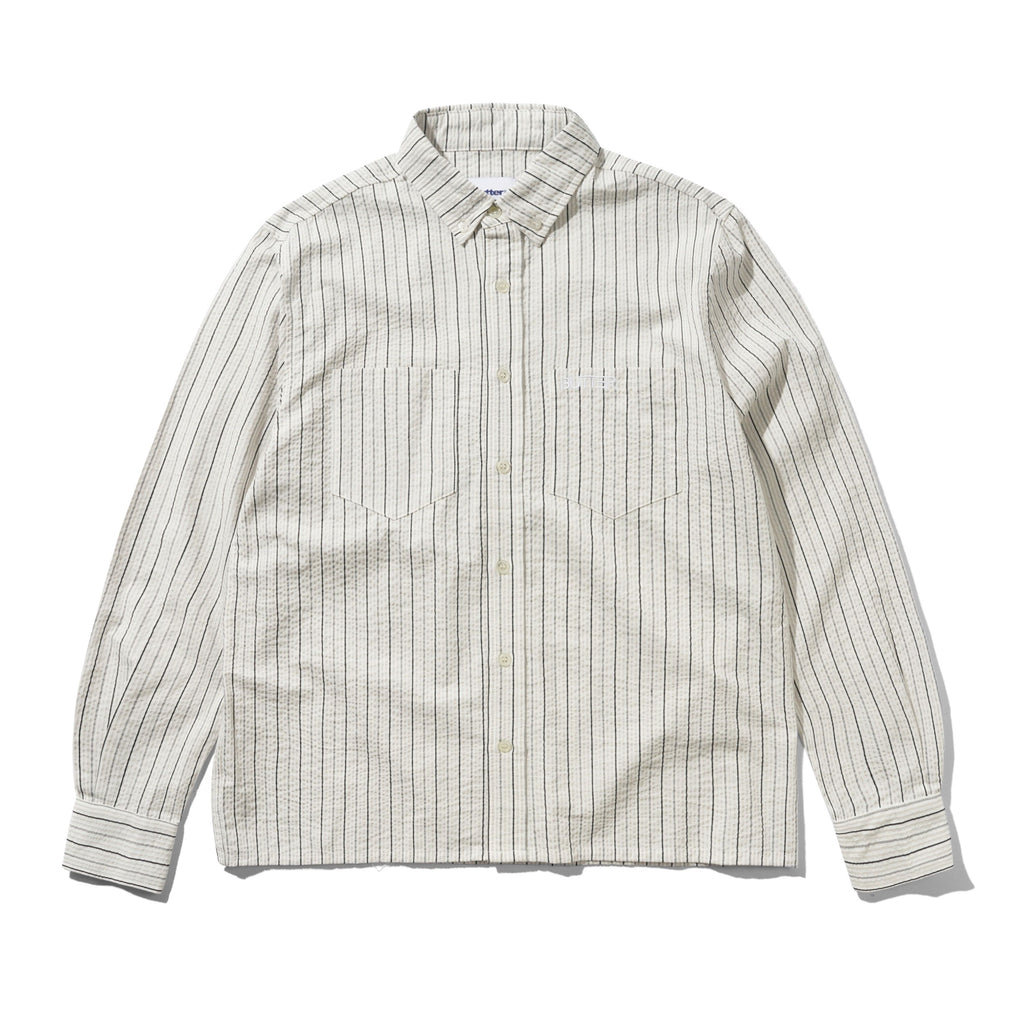 Seersucker Shirt White