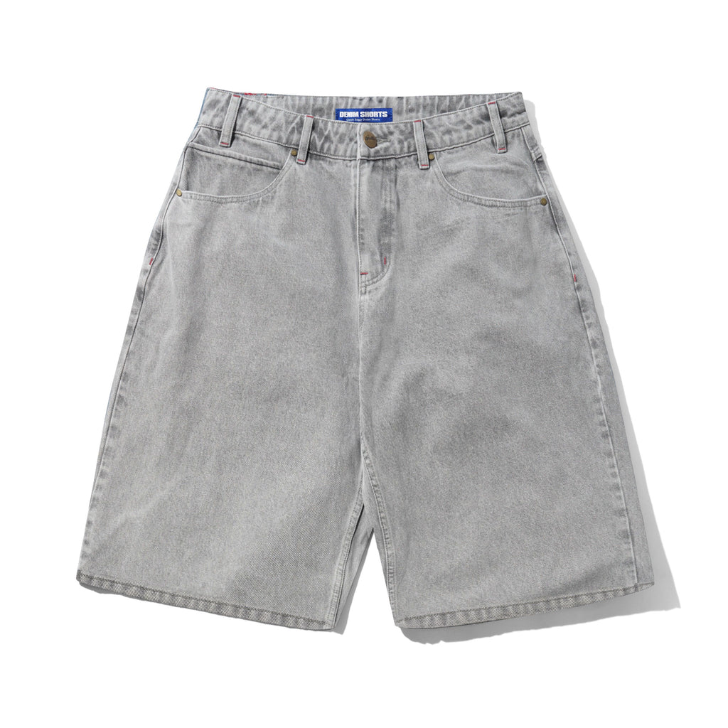 Solar Fade Denim Shorts Grey Wash