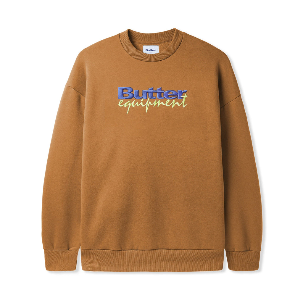 ◆関税込◆【Butter Goods】Equipment Applique Crewneck Butter Goods Equipment Applique Crewneck Sweatshirt - Washed