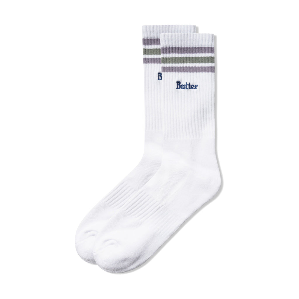 Stripe Socks White