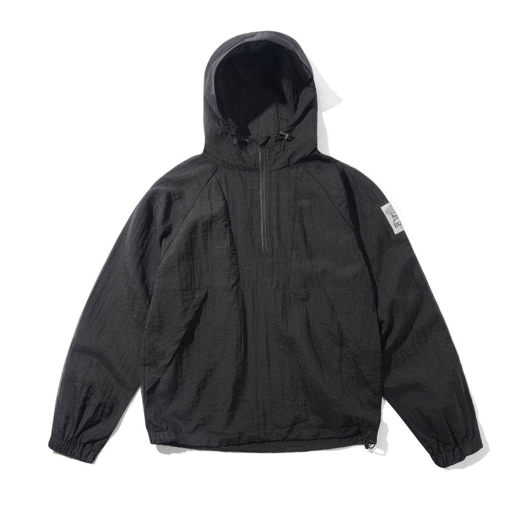 Fine Mesh Anorak Black