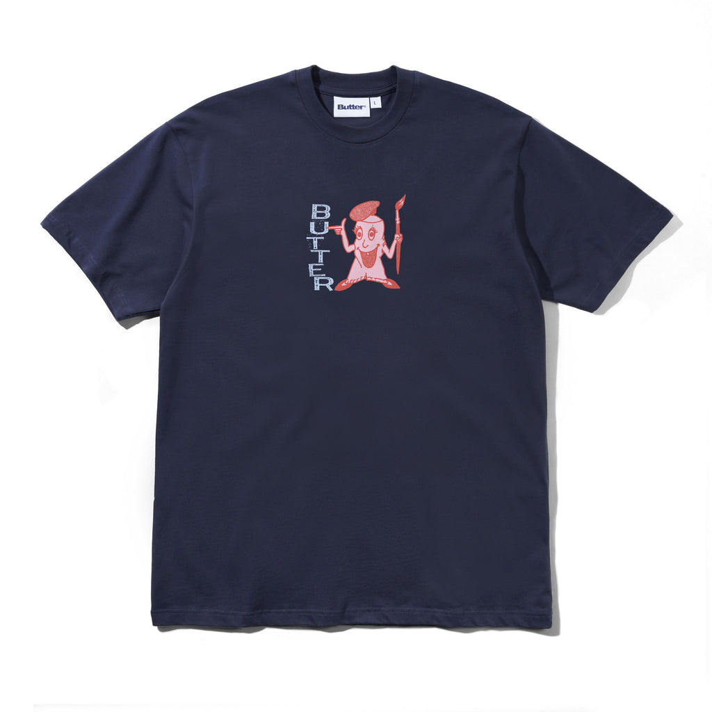 Paint Tee Navy