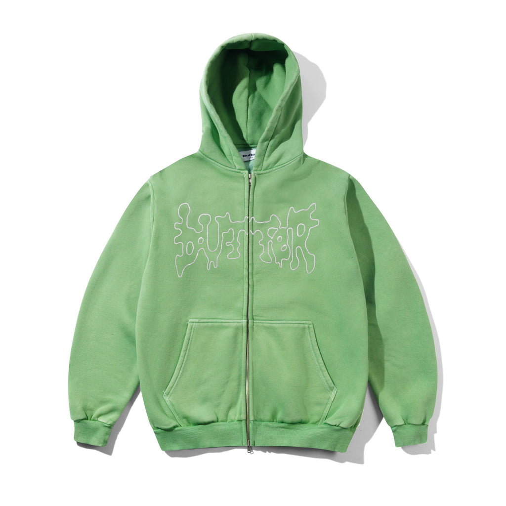 Blotch Zip Thru Hood
