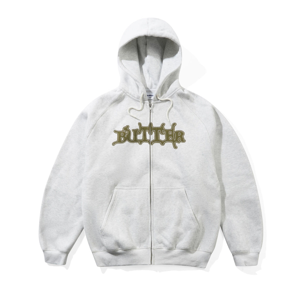 Serif Zip-Thru Hood Ash