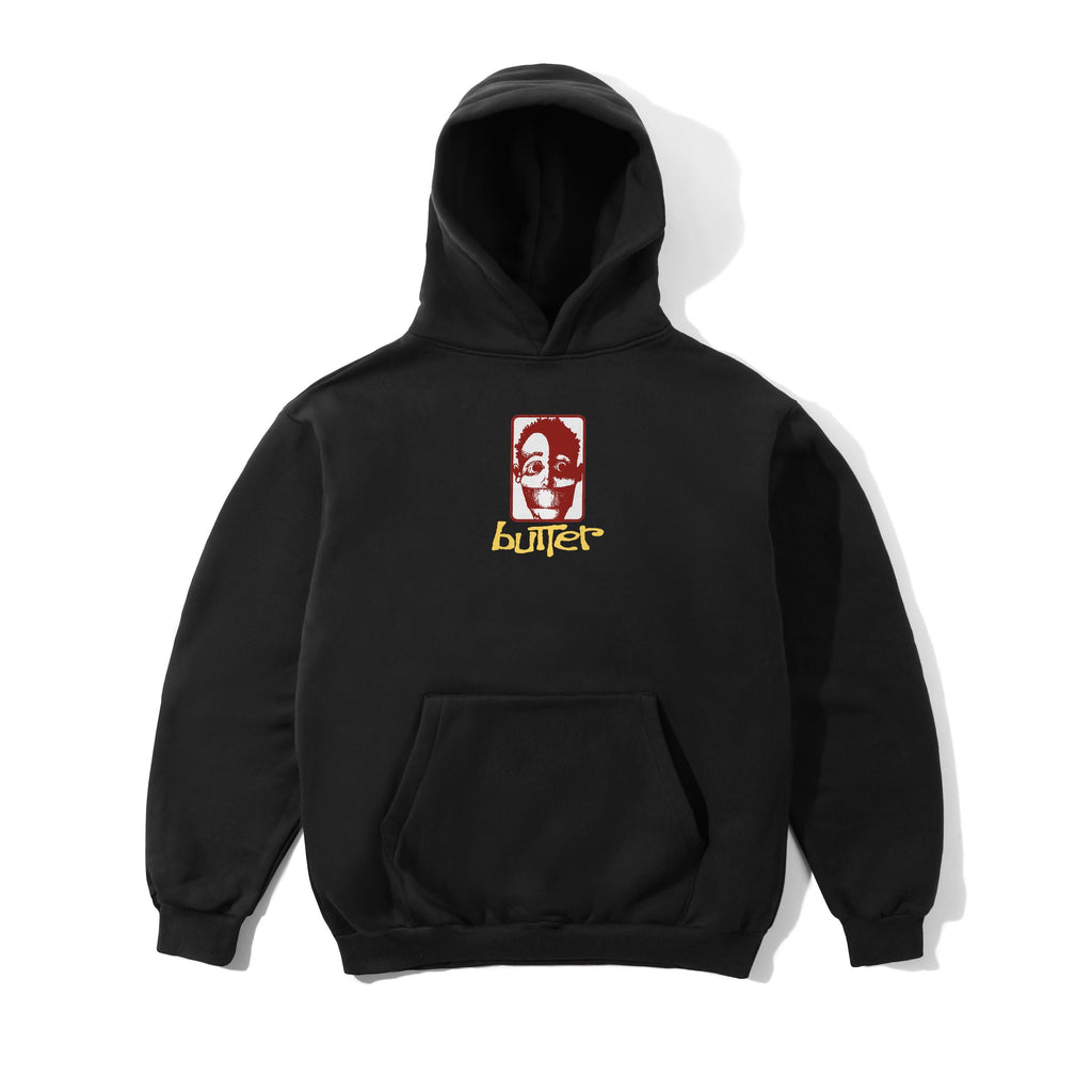 Bound Pullover Hood Black