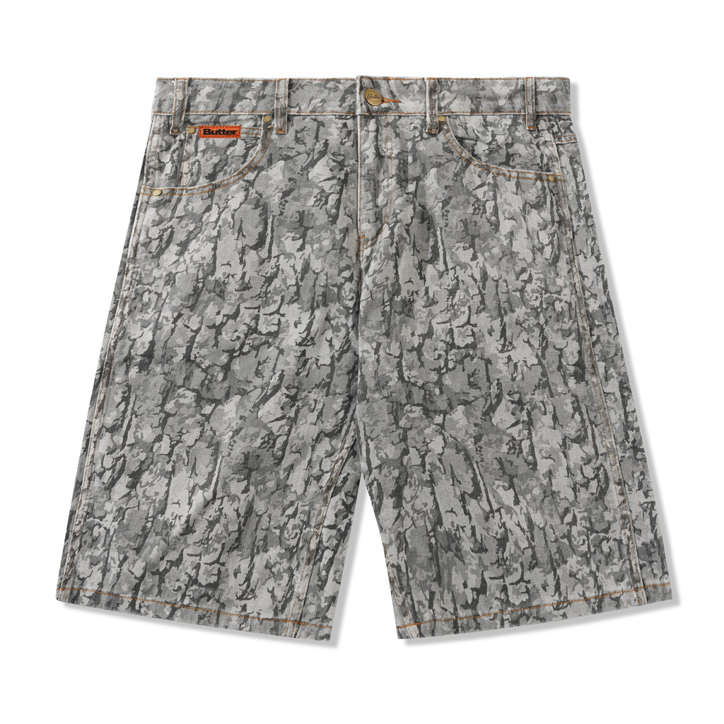 Bark Camo Denim Shorts