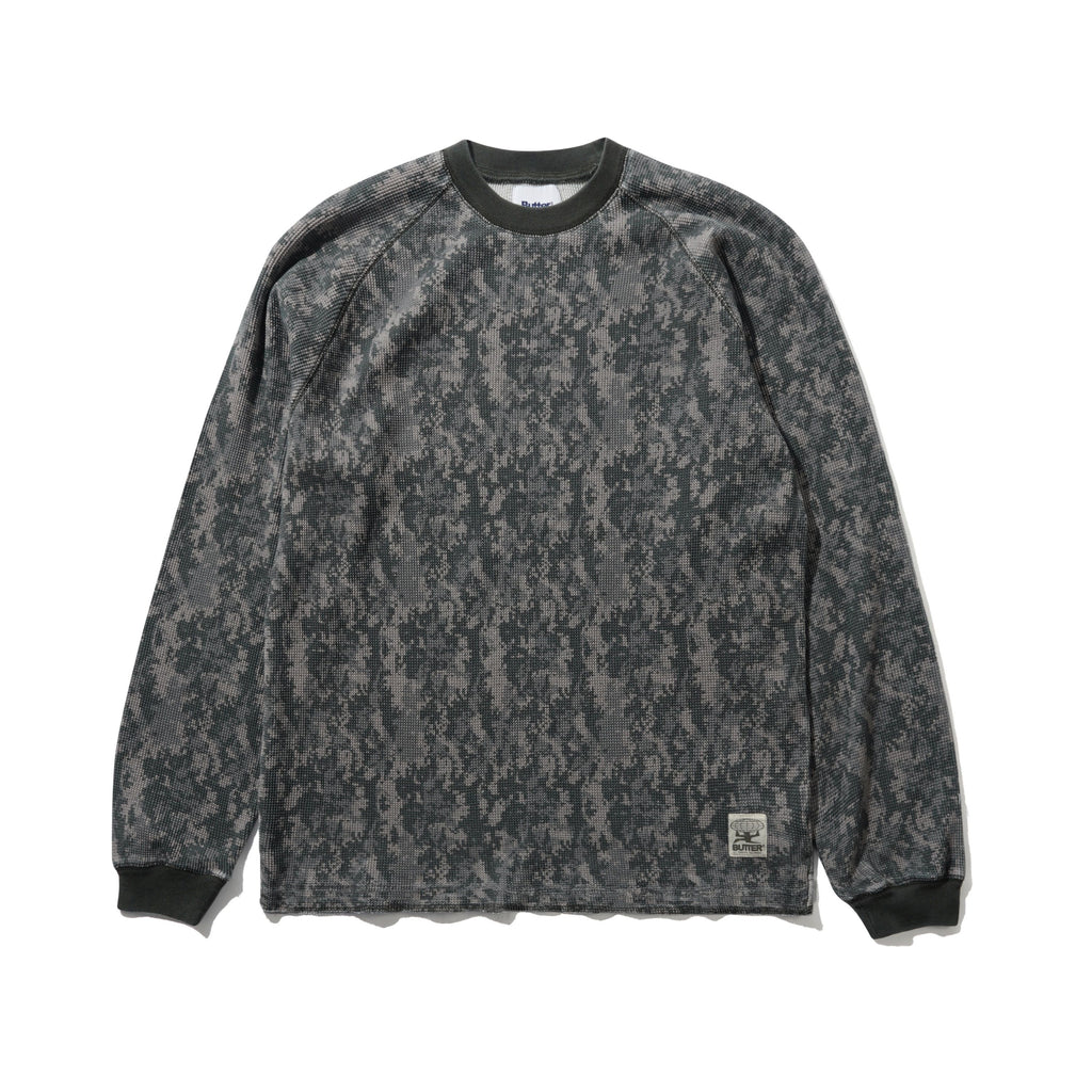 Waffle L_S Top Digital Camo