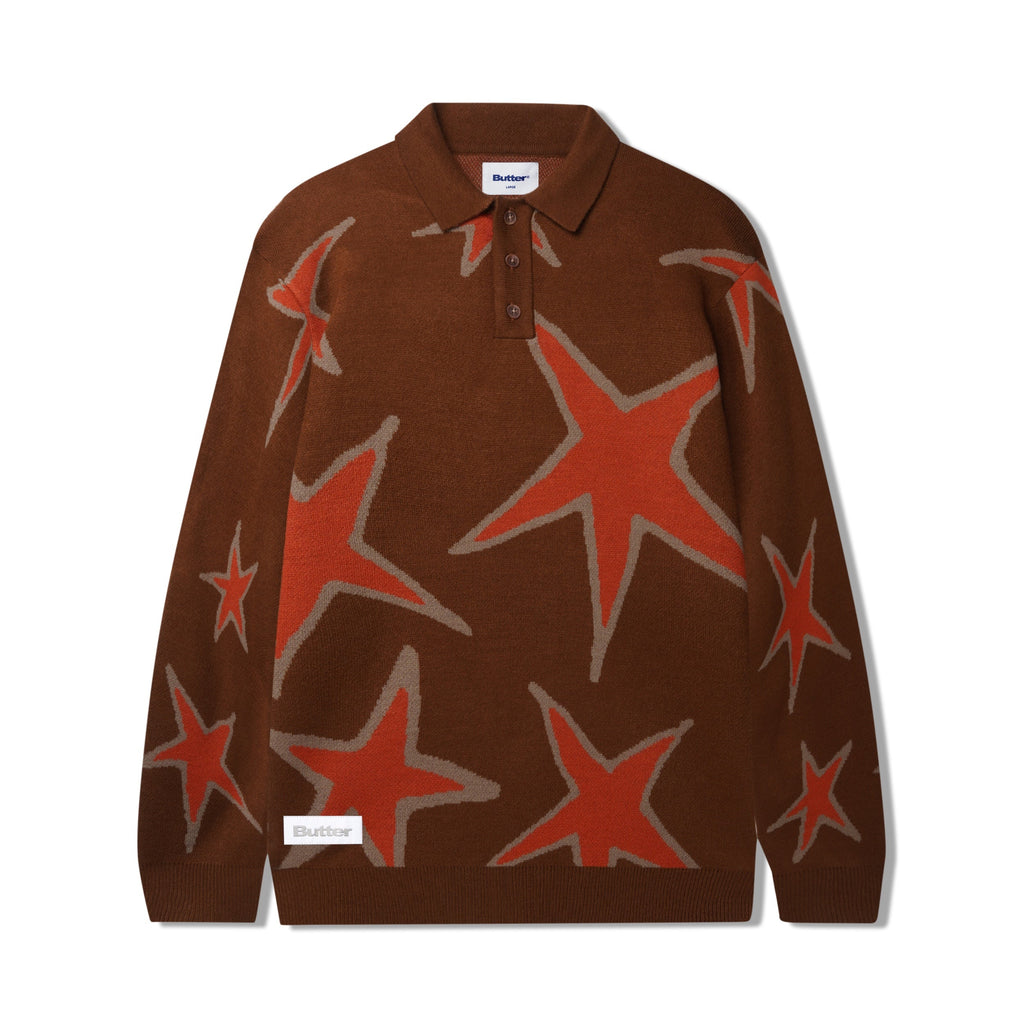 Star Polo Knit Sweater