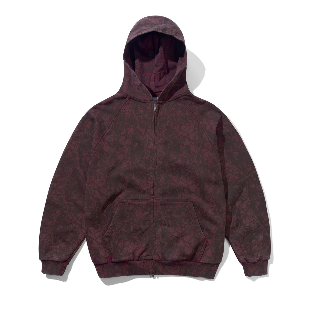 Woods Camo Zip-Thru Hood