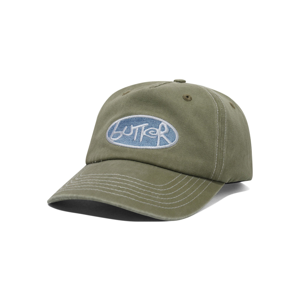 Abseil 5 Panel Cap Washed Pale Green